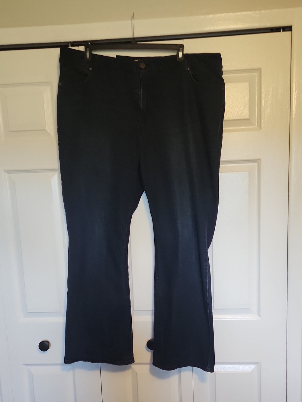 NWT Size 24W Seven7 Women's Dark Flare Jeans